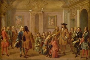 1693 年 5 月 8 日、1710 年 1693 年 5 月 8 日、ベルサイユ、ルイ 14 世によるセントルイス騎士団の最初の昇格。