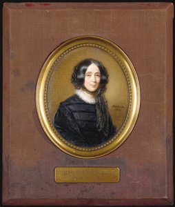 Comtesse deSainte-Aldegondeのミニチュア 作： Francois Meuret