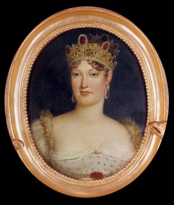 インプレスのマリー・ルイーズ（ハプスブルク・ロレーヌ家のマリー・ルイーズ）のメダリオン肖像画 作： Baron François Pascal Simon Gérard