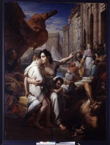 マルセイユのペストの際のベルサンセのモンシニョール 作： Baron François Pascal Simon Gérard
