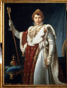 戴冠式のローブを着たナポレオン」1805-10年頃（油彩・キャンバス 作： Baron François Pascal Simon Gérard