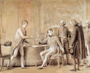 7月15日、第一執政官によるフランスとサンシゲの間のコンコルダートの署名 作： Baron François Pascal Simon Gérard
