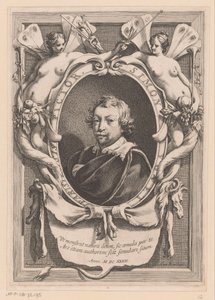 シモン・ヴーエの肖像 パリの画家シモン・ヴーエ (オブジェクトのタイトル) 作： Francois Perrier