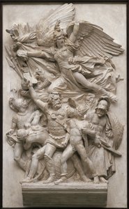 1792年のボランティアの出発（マルセイユ）c.1835（石膏） 作： Francois Rude
