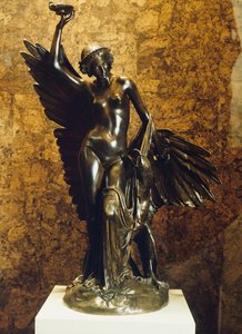 ヘーベと木星のワシ、モデル化 c. 1852年キャストc。 186080。 作： Francois Rude