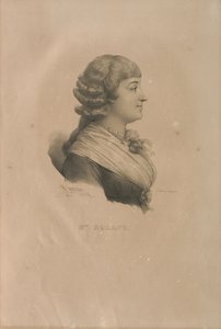 ローランド夫人の肖像 1754-1793, 1825. 作： Francois Seraphin Delpech