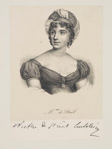 スタール夫人の肖像 作： フランソワ・セラフィン・デルペック