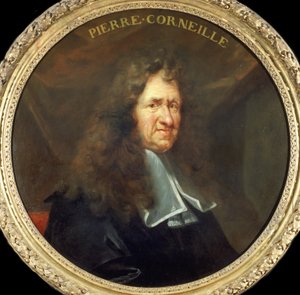 ピエール・コルネイユの肖像 1606-1684、c. 1680年。 作： Francois Sicre