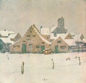 「冬」、c1910 作： Francois Simon