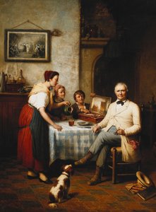 アーティストのランチ、1878 作： Francois Verheyden