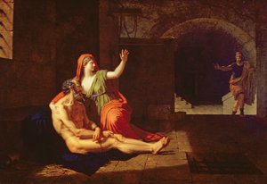 ローマの慈善団体（シモンとペロ）1800 作： Francois Xavier Fabre