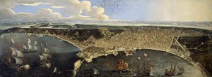ナポリの全景 作： Francois de Nome