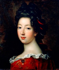 Louise Francoise de Bourbon, Mademoiselle de Nantes (1673-1743) - Troy, Francois, de (1645-1730) - ca 1690 - Oil on canvas - 47.5x40.5 - Museu Nacional d