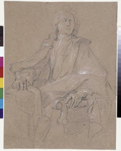 ジュール・アルドゥアン・マンサール（1645-1708）の肖像（油彩・キャンバス 作： Francois de Troy