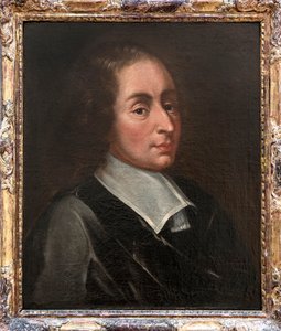 ブレーズ・パスカルの肖像 - フランソワ2世ケスネル（1637-1699）によるブレーズ・パスカルの肖像 - クレルモン・フェラン 作： Francois the Younger (after) Quesnel