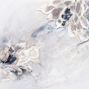 「アブストラクト・ホワイト・ブルームズ」 作： Françoise Wattré