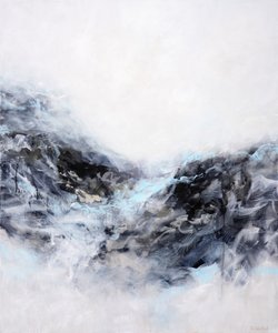 凍てついた山の谷 作： Françoise Wattré