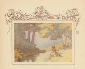 グレイのエレジー』の挿絵（カラーリトグラフ） 作： Frank Adams