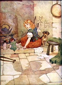 リトル・ポリー・フリンダース（Blackie & Son社の「My Nursery Story Book」より）（本のイラスト 作： Frank Adams