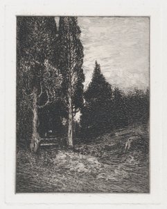 風景、カリフォルニア州。 1880～91年。 作： Frank Anderson