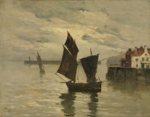 港の風景 作： フランク・ボッグズ