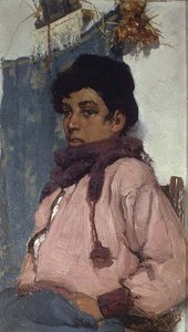 イタリアのフィッシャー・ボーイ 作： Frank Bramley