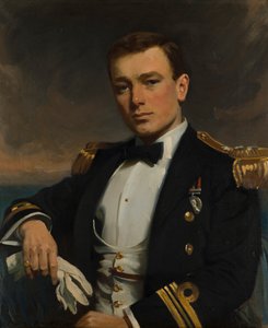 ホン司令官の肖像。 リチャード・オーランド・ビーコンズフィールド・ブリッジマンDSO、1908年頃（キャンバスに油彩）
