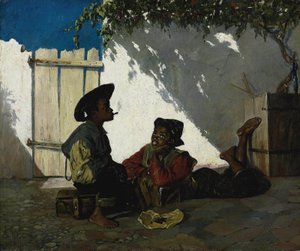 イタリア語  Dolce far niente 何もしない甘美な時間 作： フランク・ブッサー