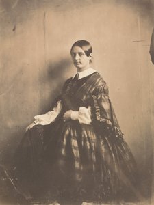 女性の肖像、c。 1850年。 作： Frank Chauvassaigne