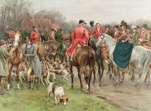 梨の年次からの冬の朝、1908（紙にトイレ） 作： Frank Dadd