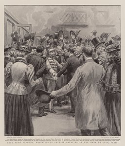 ファショダから戻って、パリのリヨン駅でキャプテンバラティエのレセプション 作： Frank Dadd
