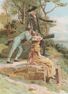 古い戦場（chromolitho） 作： Frank Dadd