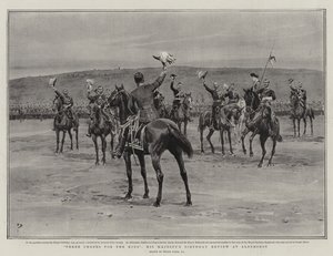 王のための3つの乾杯、アルダーショットでの陛下の誕生日レビュー 作： Frank Dadd