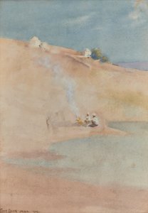 インド、ベカニール砂漠の端 作： Frank Dean