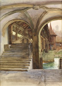 ルツェルンの橋 作： Frank Dicksee