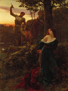 騎士道、1885 作： Frank Dicksee