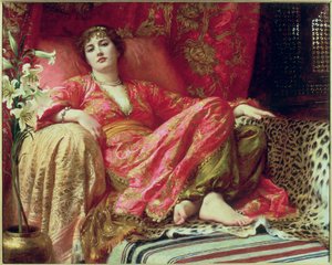 レイラ、1892 作： Frank Dicksee