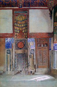 ムイフティシェイクエルマハディの家、カイロ、1873 作： Frank Dillon