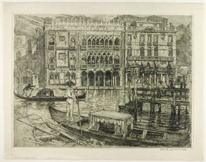 カ・ドーロ宮殿、ヴェネツィア 作： Frank Duveneck