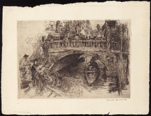 ベネチアン ブリッジ 作： Frank Duveneck