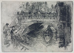 ベネチアン・ブリッジ 作： Frank Duveneck