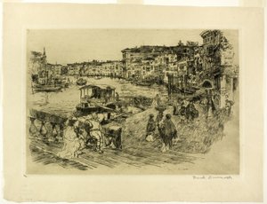 大運河の眺め 作： Frank Duveneck