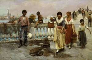 ウォーターキャリア、ヴェネツィア、1884年。