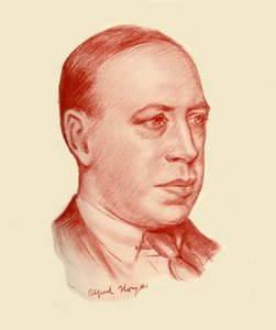 「アルフレッド・ノイエス」、1928年。 作： Frank E Slater