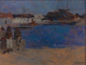 シェルブール周辺の海岸線 作： Frank Edwin Scott