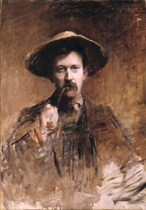 画家自身の肖像 作： Frank Edwin Scott