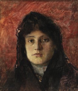 女性の頭、カリフォルニア州。 1910年。 作： Frank Edwin Scott