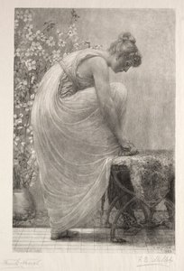 サンダルのひも、1886年。 作： Frank French