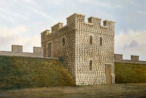 ハドリアヌスの長城: バンクス東タレット、c2nd 世紀、c1990-2010 作： Frank Gardiner