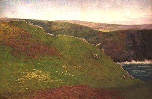 コーンウォールの海岸の眺め 作： Frank Goodwin